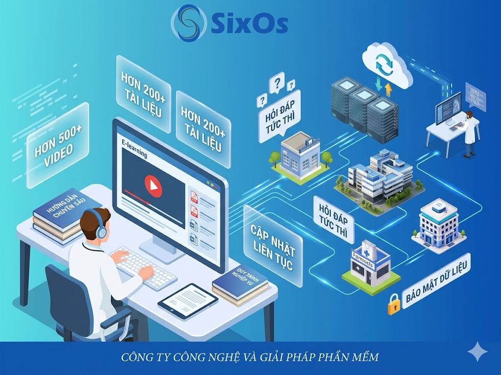 Màn hình hệ thống đào tạo SixOs 1